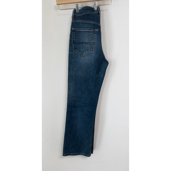 Lucky Brand Lucky Pins Jeans Women’s Blue Denim Straight Leg distressed - Picture 3 of 6